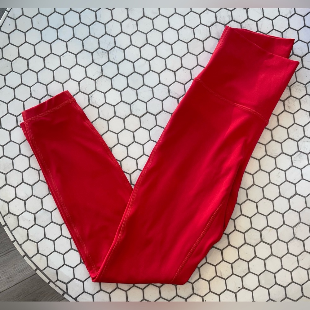 lululemon athletica Red Leggings